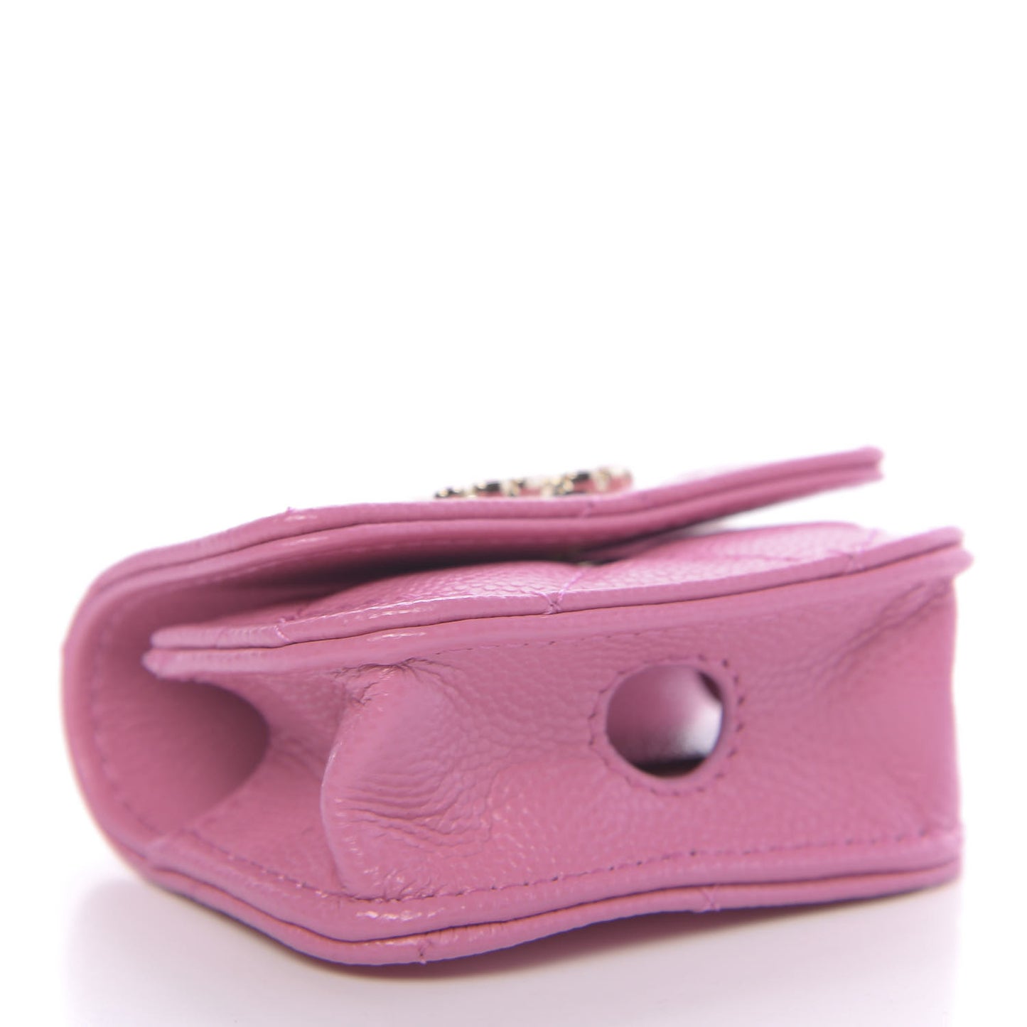 Caviar Quilted Crystal CC Airpods Pro Case Pink