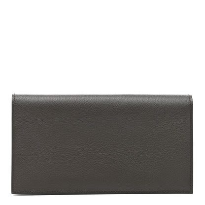 Hermes Evercolor Citizen Twill Long Wallet Vert De Gris 1 of 6