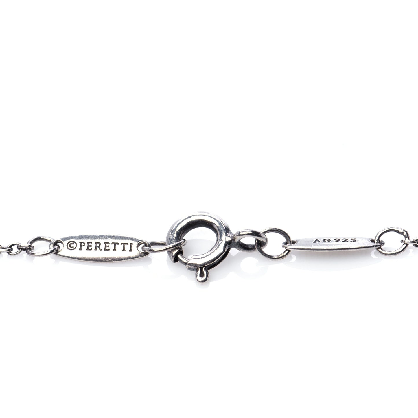 Sterling Silver Diamond .05ct Elsa Peretti Diamonds by the Yard Bracelet