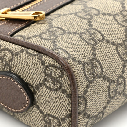 Gucci GG Supreme Monogram Web Mini Ophidia Shoulder Bag Brown 13 of 17