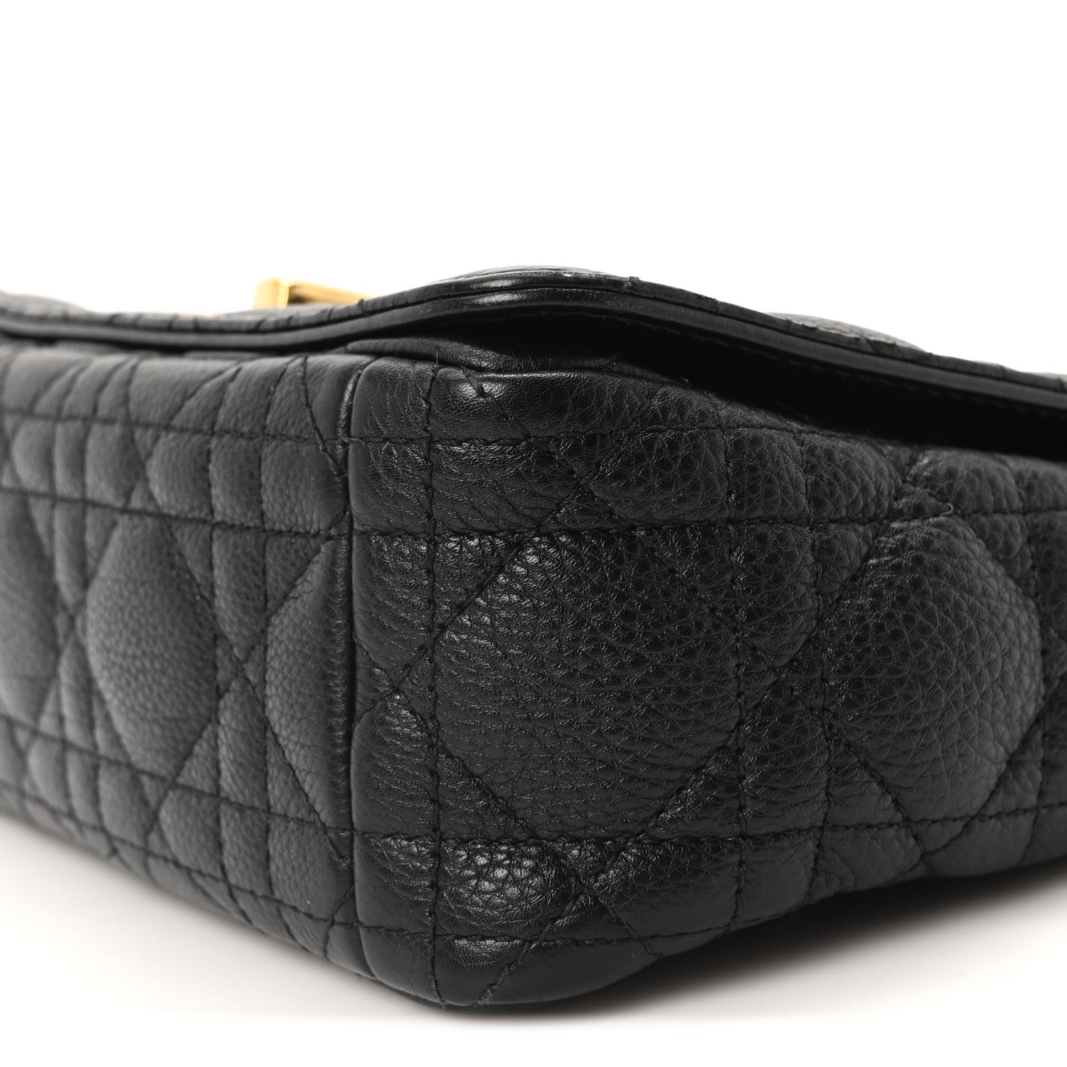 Christian Dior Calfskin Cannage Small Caro Bag Black 10 of 11