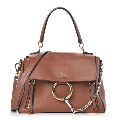 Chloe Calfskin Small Faye Day Shoulder Bag Tan 1 of 10