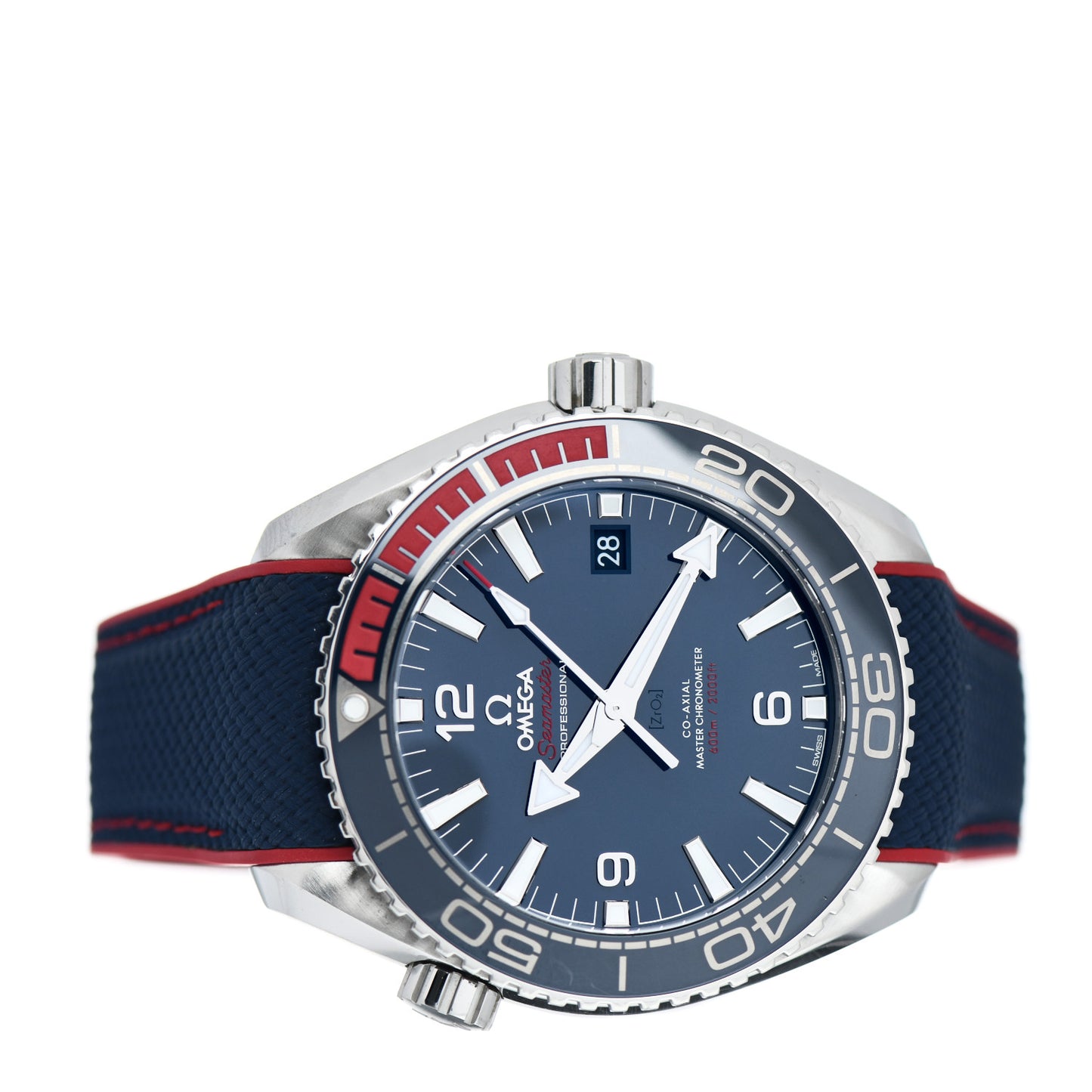 Stainless Steel Rubber 44mm Seamaster Planet Ocean Automatic Watch Blue 522.32.44.21.03.001