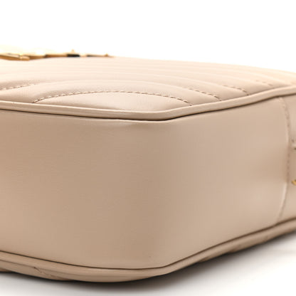 Saint Laurent Calfskin Matelasse Monogram Lou Camera Bag Dark Beige 10 of 11