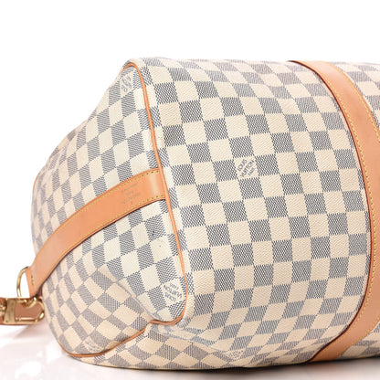 Louis Vuitton Damier Azur Keepall Bandouliere 45 12 of 14
