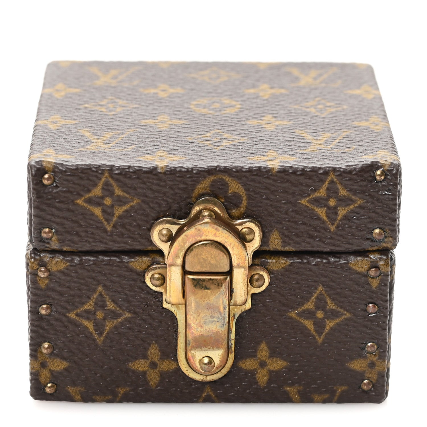 Louis Vuitton Monogram Ring Box Mini Trunk Case 1 of 6
