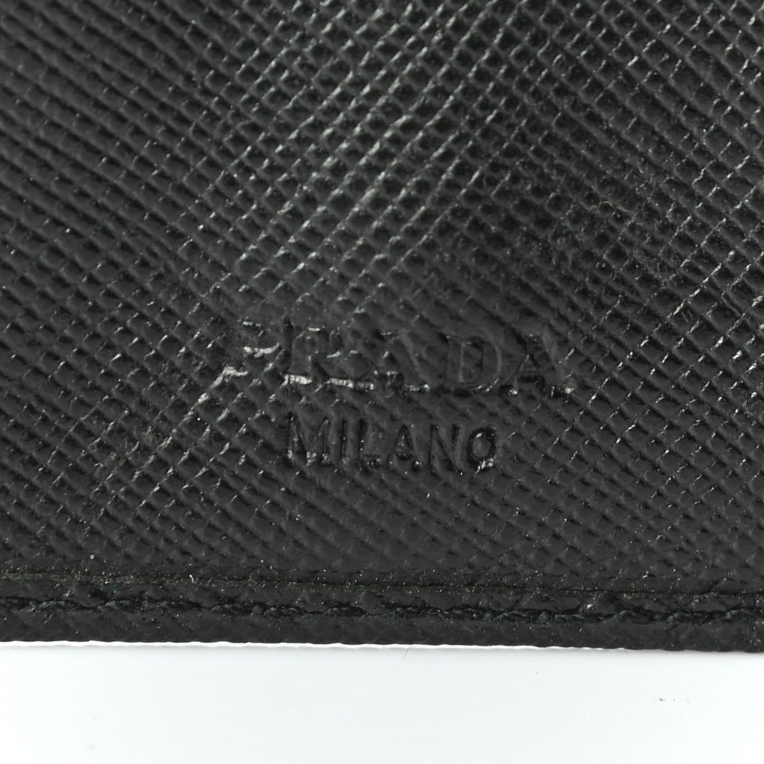 Prada Saffiano Metal 6 Key Holder Black 6 of 8