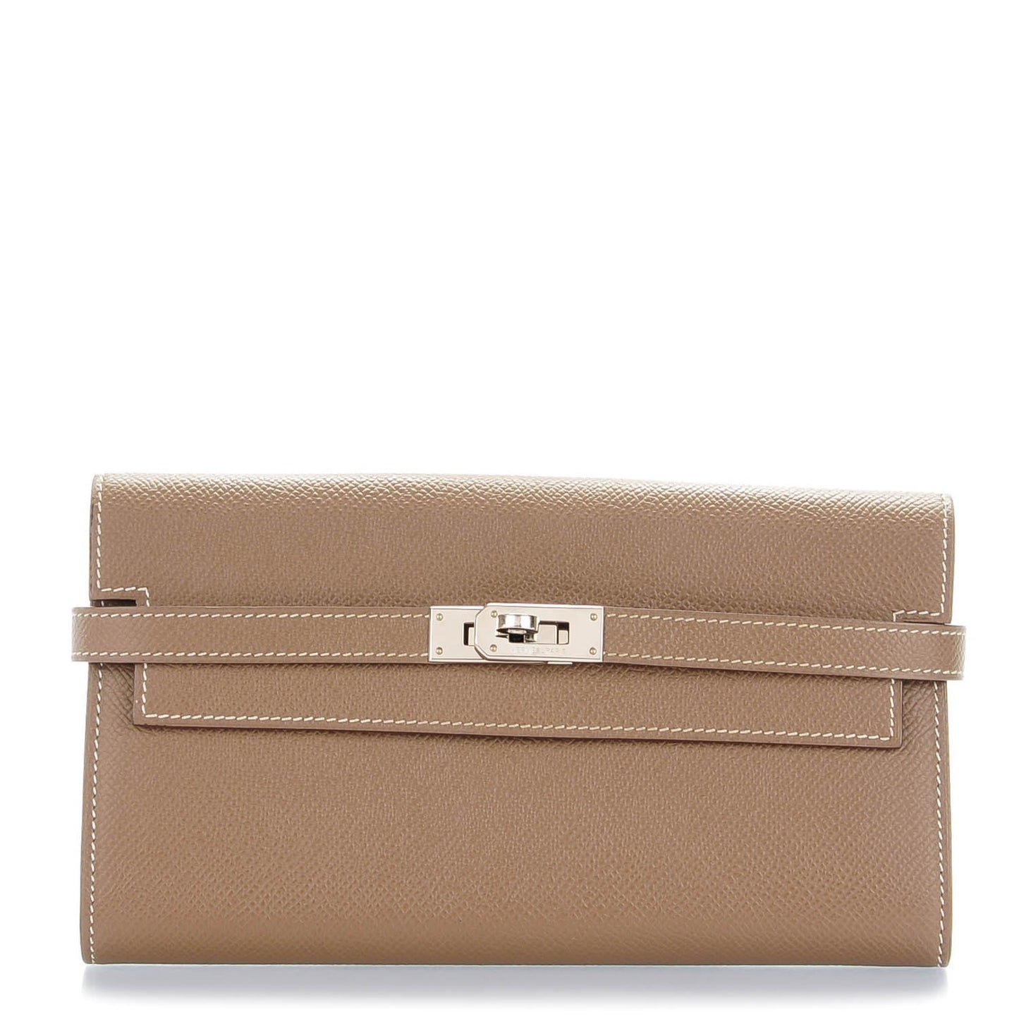 Epsom Kelly Longue Wallet Etoupe