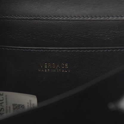 Versace Nappa Acanthus Print Small Virtus Shoulder Bag Black 6 of 9