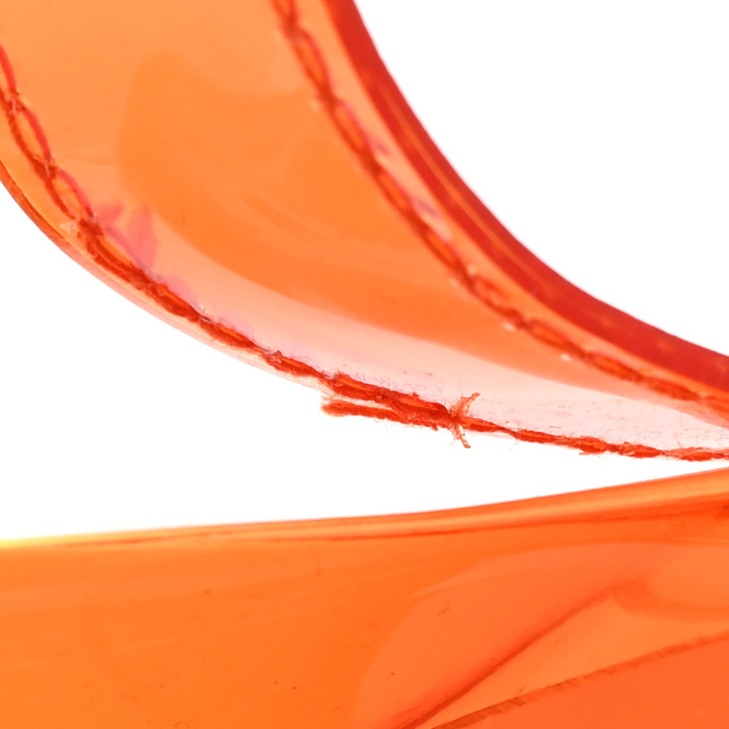 Hermes Vinyl Souvenir De L'Exposition Kelly Orange 10 of 12