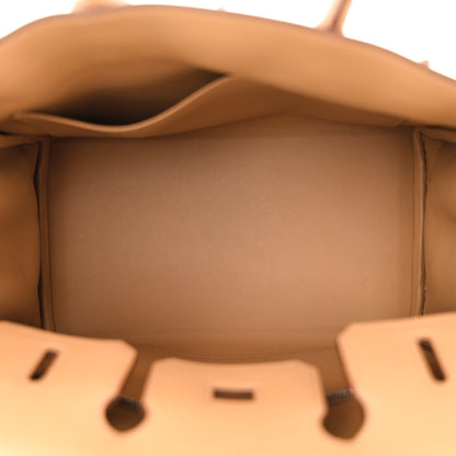 Hermes Toile H Swift Birkin 25 Chai 4 of 9