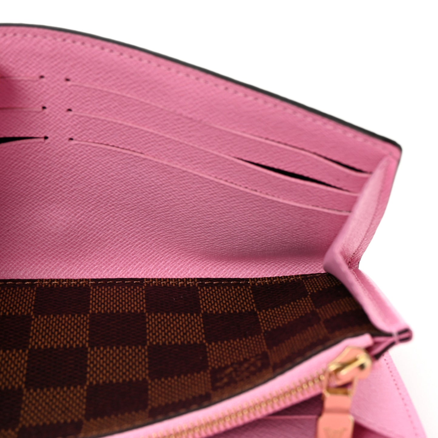 Damier Ebene 2023 Christmas Animation Ice Skating Sarah Wallet Pink