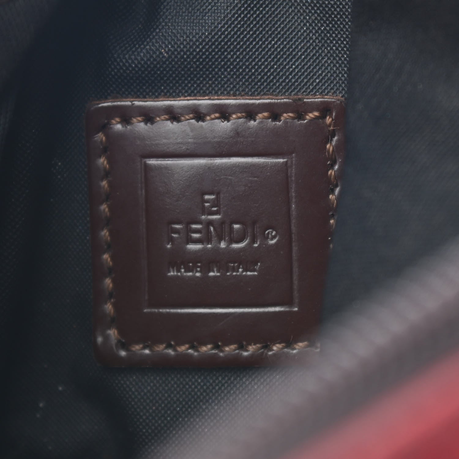 Fendi Zucca Mini Pochette Red 6 of 10