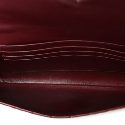 Bottega Veneta Nappa Intrecciato Long Andiamo Top Handle Clutch Barolo 5 of 10