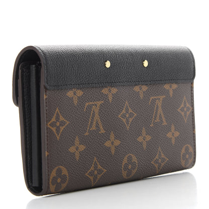 Louis Vuitton Monogram Pallas Wallet Black 3 of 6