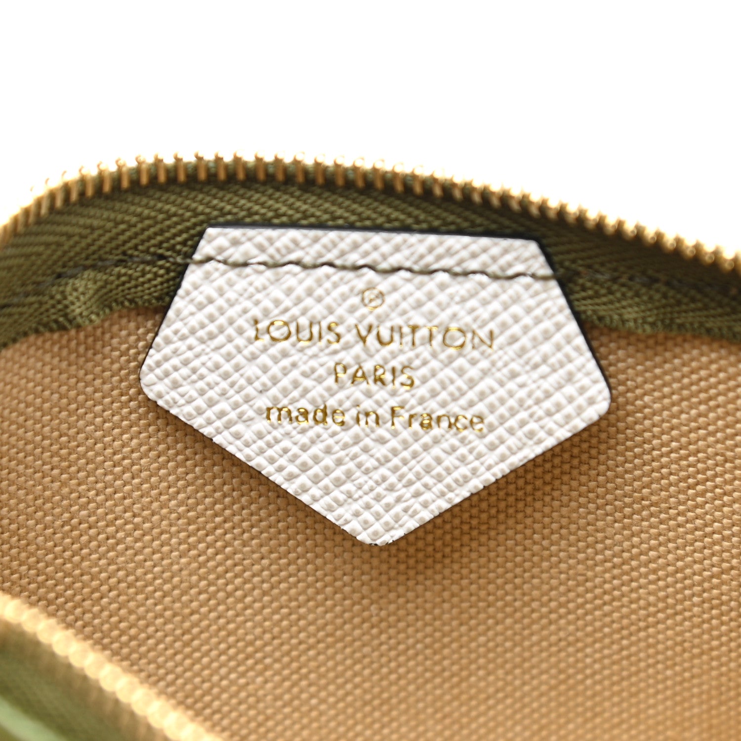 Louis Vuitton Monogram Giant Micro Pochette Accessories Kaki White 6 of 7