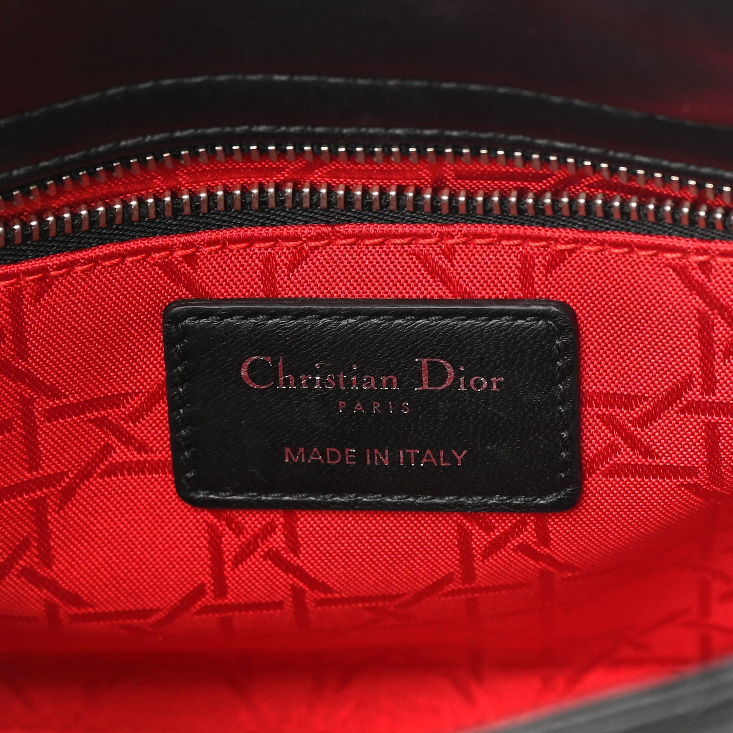 Christian Dior Lambskin Cannage Small Lucky Badges My Lady Dior Black 6 of 17