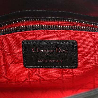 Christian Dior Lambskin Cannage Small Lucky Badges My Lady Dior Black 6 of 17