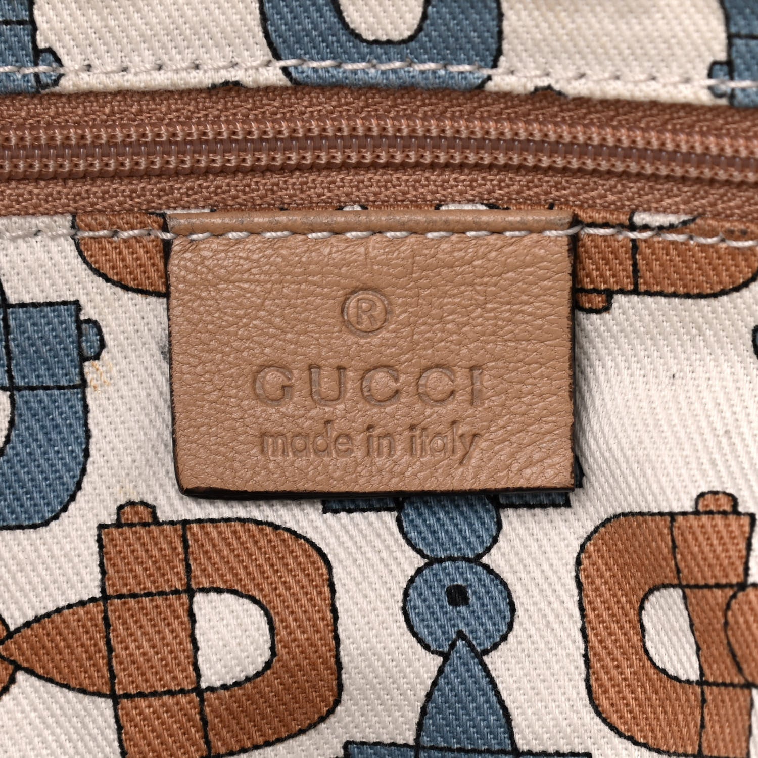 Gucci Guccissima Tribeca Messenger Bag Beige 5 of 16