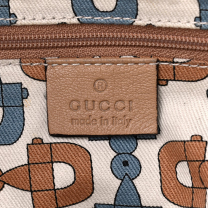 Gucci Guccissima Tribeca Messenger Bag Beige 5 of 16