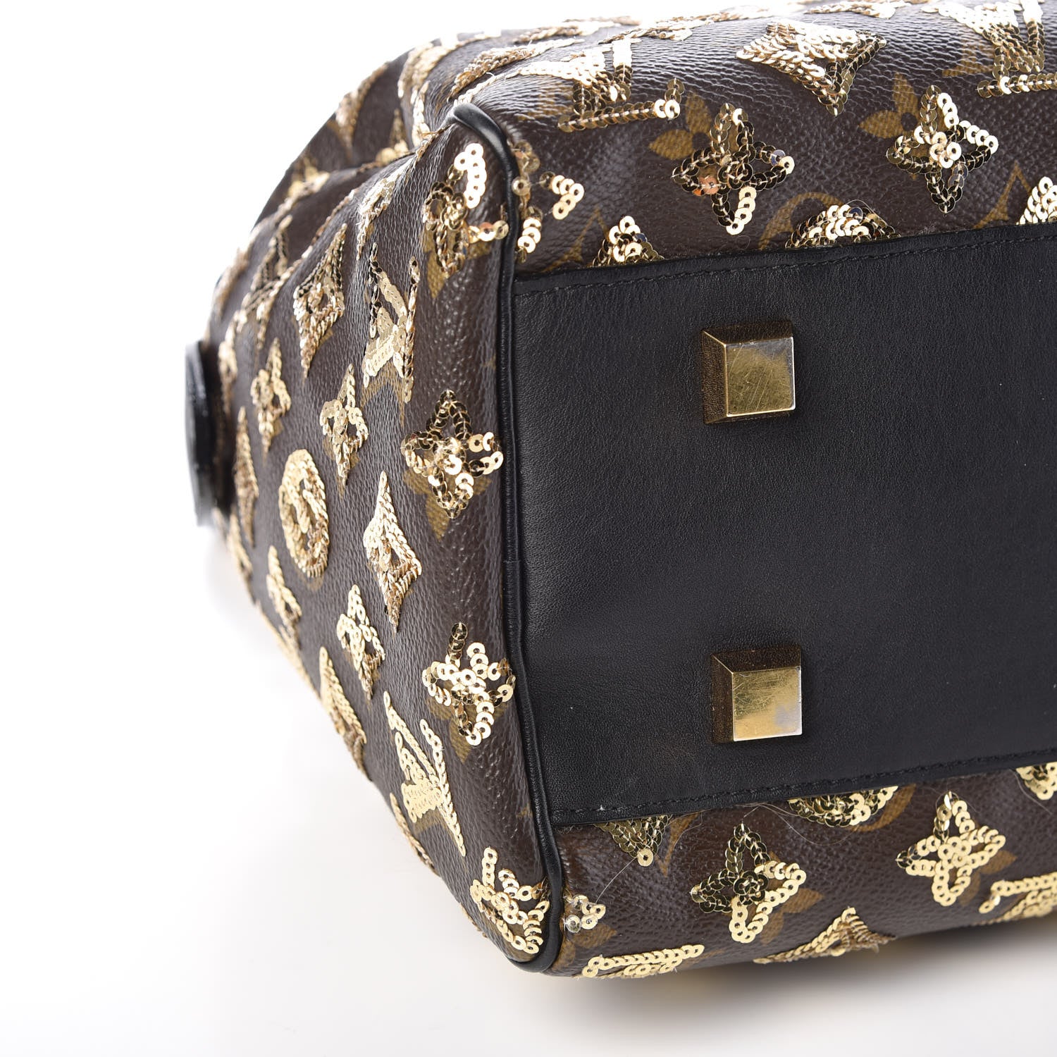 Louis Vuitton Monogram Sequins Eclipse Speedy 28 Gold 5 of 9