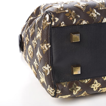 Louis Vuitton Monogram Sequins Eclipse Speedy 28 Gold 5 of 9