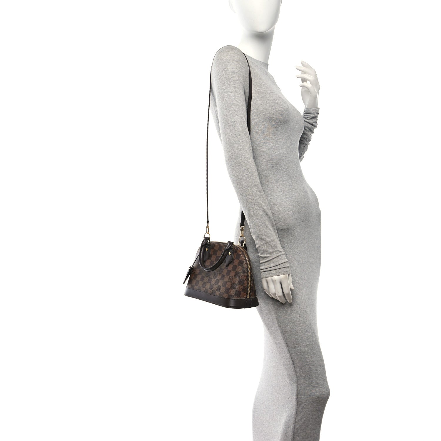 Louis Vuitton Damier Ebene Alma BB 2 of 9