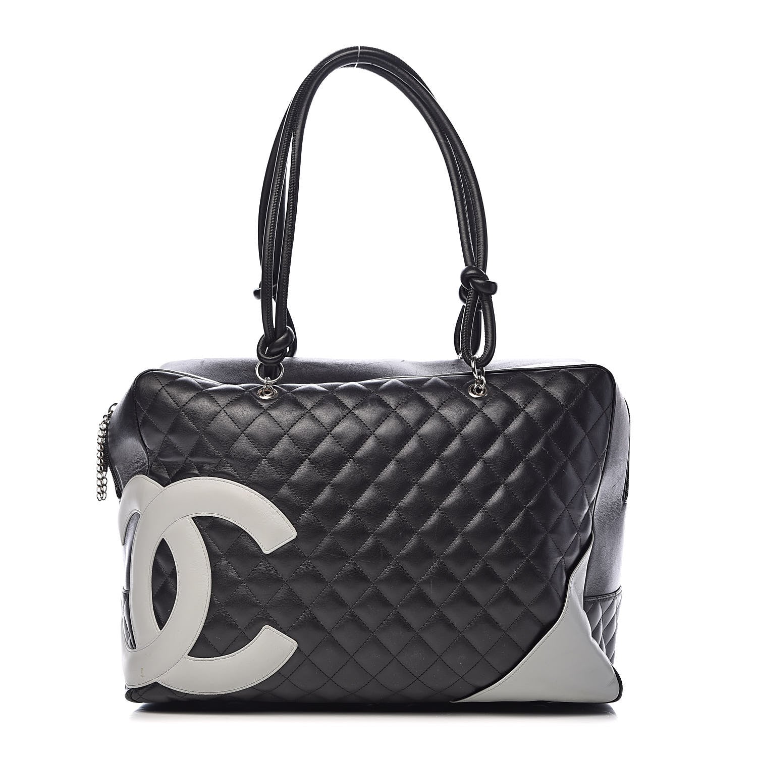 Chanel Calfskin Quilted Large Cambon Bag Black 1 of 18
