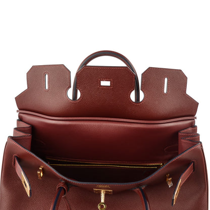 Hermes Epsom Contour Birkin 35 Rouge H Navy 7 of 27