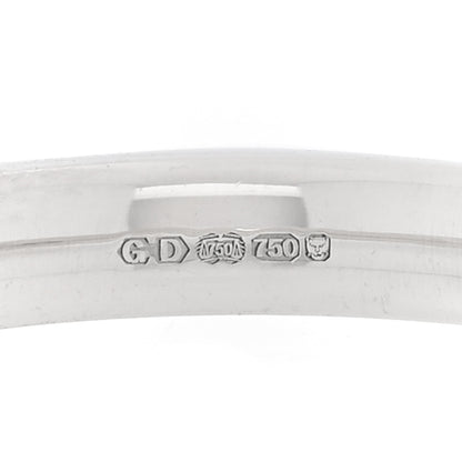 Graff 18K White Gold Diamond Laurence Graff Signature Band Ring 57 7.75 5 of 7