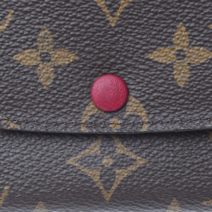 Louis Vuitton Monogram Emilie Wallet Fuchsia 9 of 10