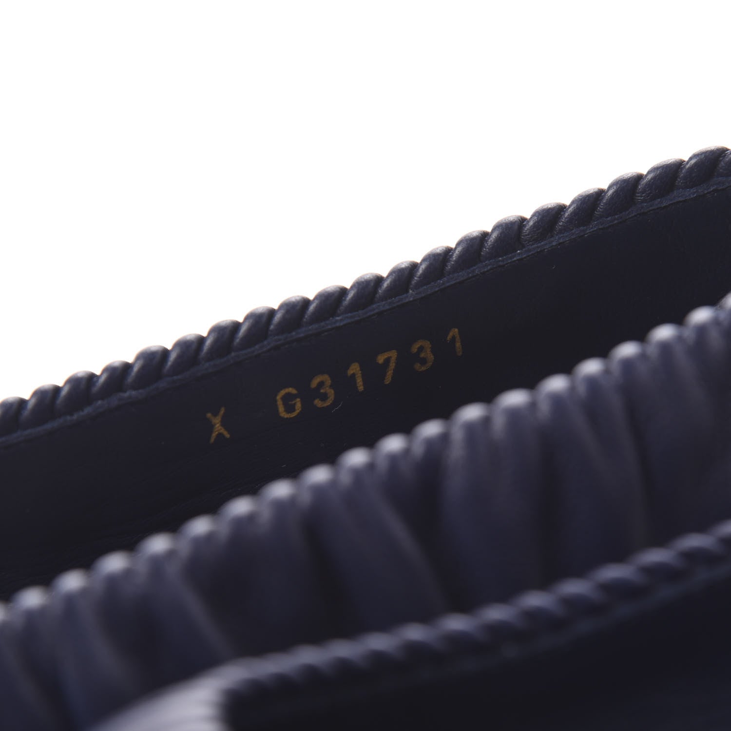 Chanel Lambskin CC Cap Toe Ballerina Flats 36 Navy 8 of 10