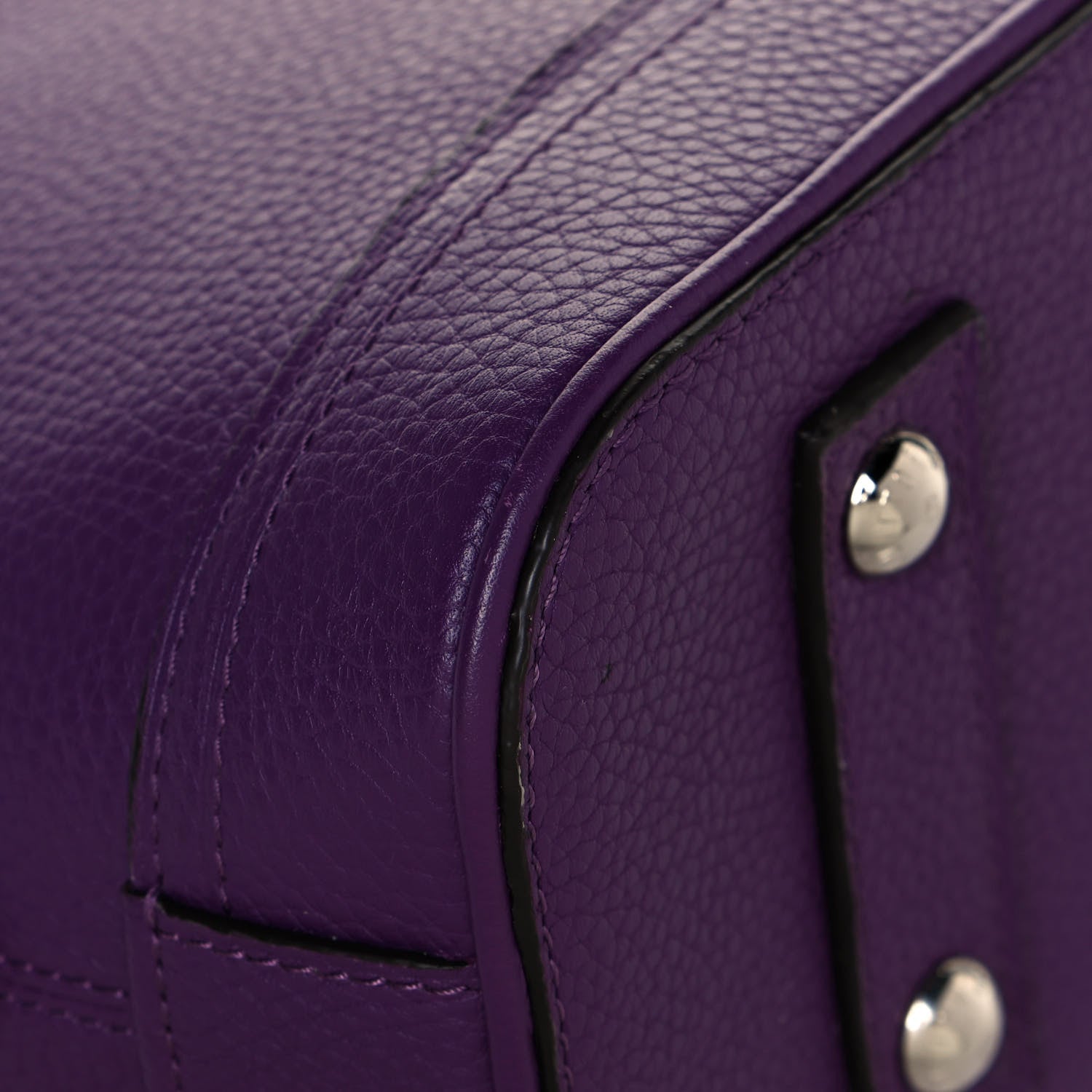 Louis Vuitton Taurillon Alma PM Violet 10 of 13