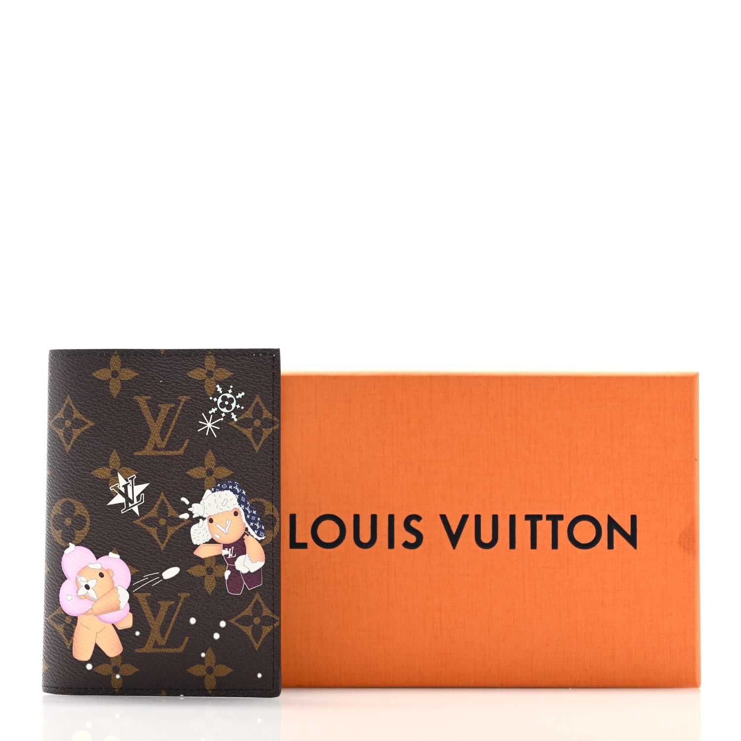Louis Vuitton Monogram 2025 Christmas Animation Passport Cover Azur Frost 7 of 7