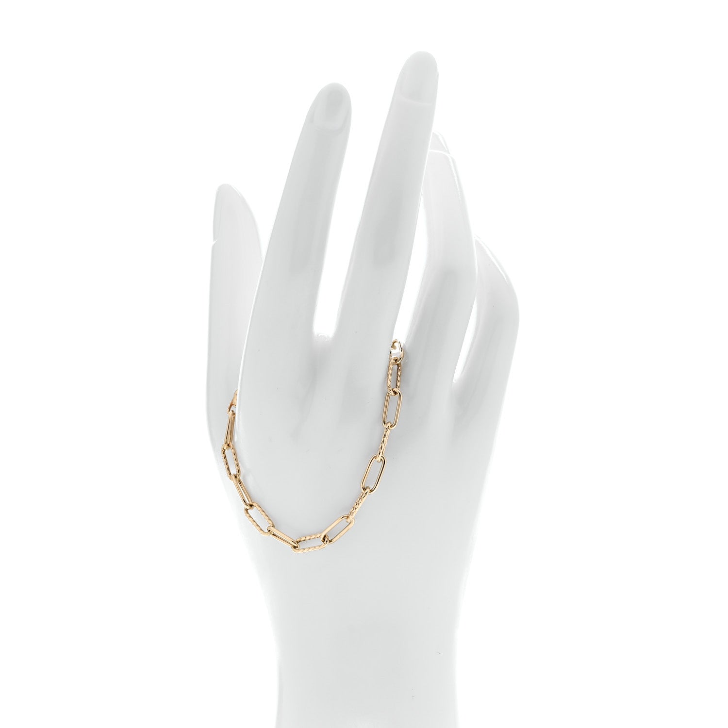 David Yurman 18K Yellow Gold 4mm Madison Classic Chain Bracelet 2 of 4