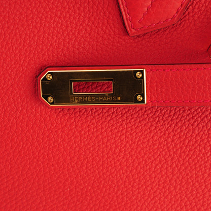 Hermes Togo Birkin 30 Geranium 11 of 21