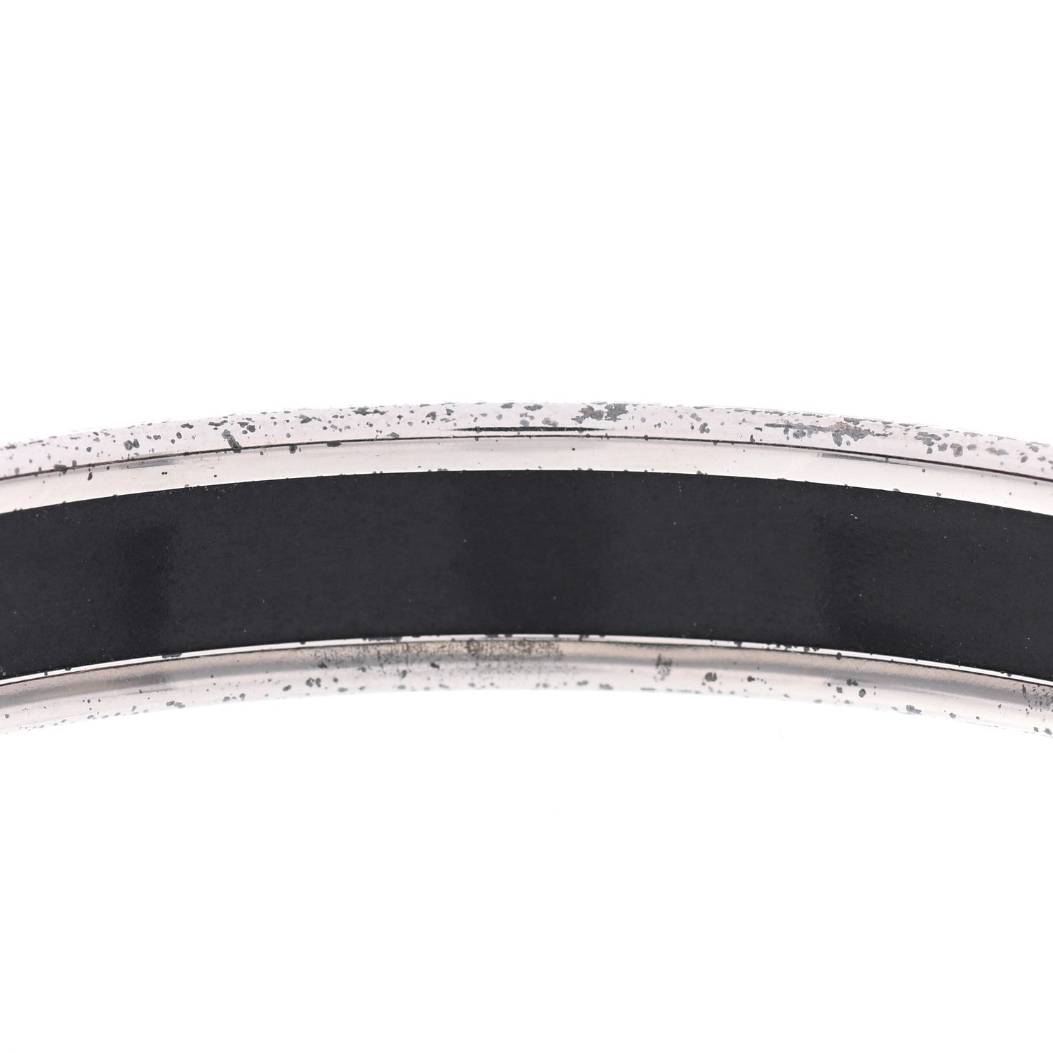 Hermes Enamel Printed Narrow Wheels Of Carriage Caleche Bracelet 70 4 of 6