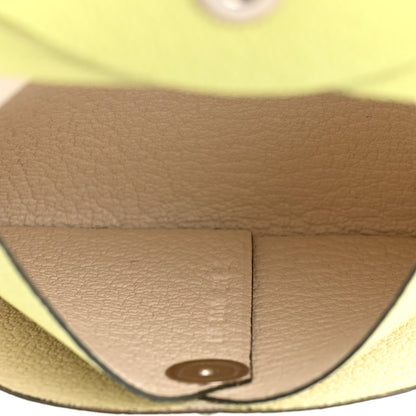 Hermes Chevre Mysore Bastia Verso Coin Purse Jaune Bourgeon Nata 5 of 10