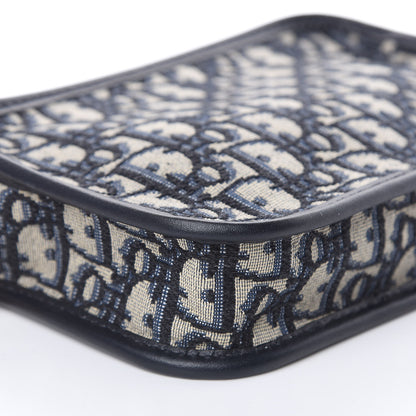 Christian Dior Oblique Diorquake Clutch Blue 7 of 8