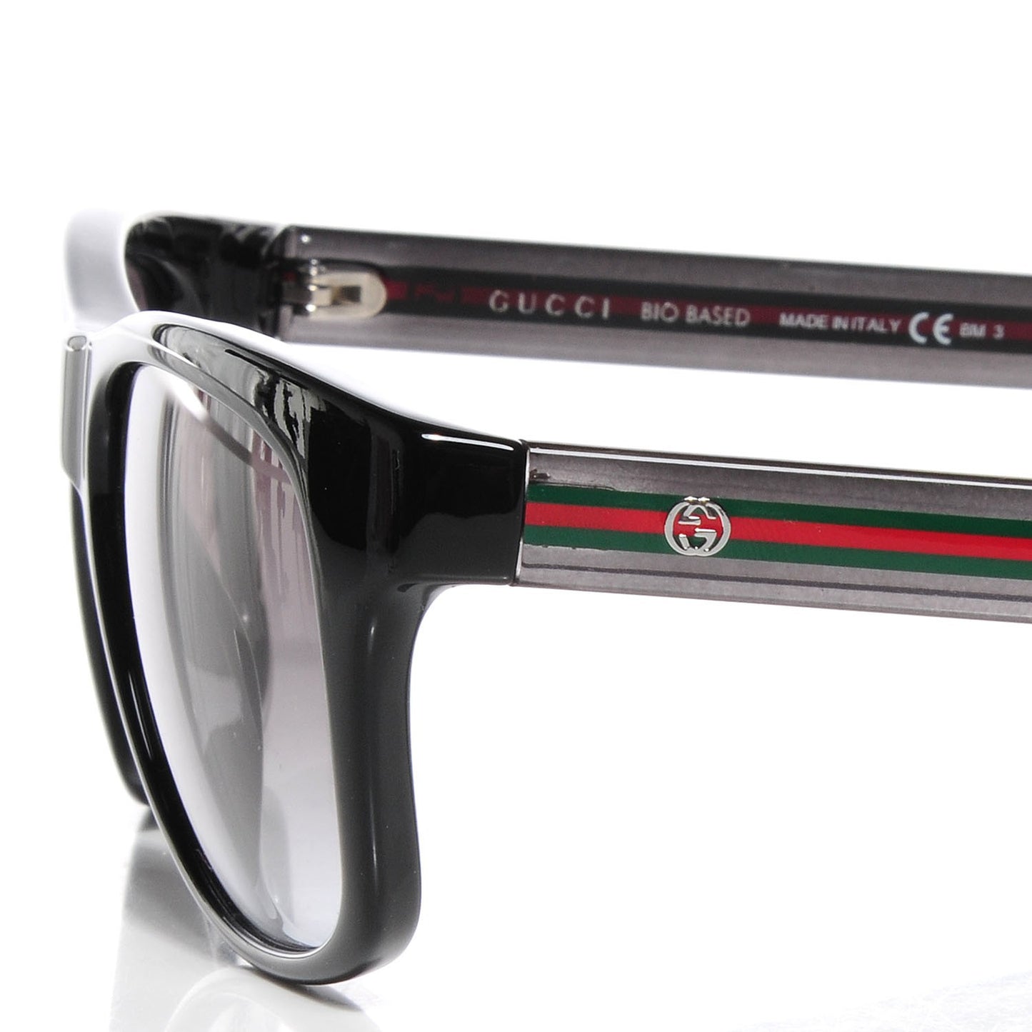 Bio-Based Frame Rectangle Web Sunglasses 3709/S Black