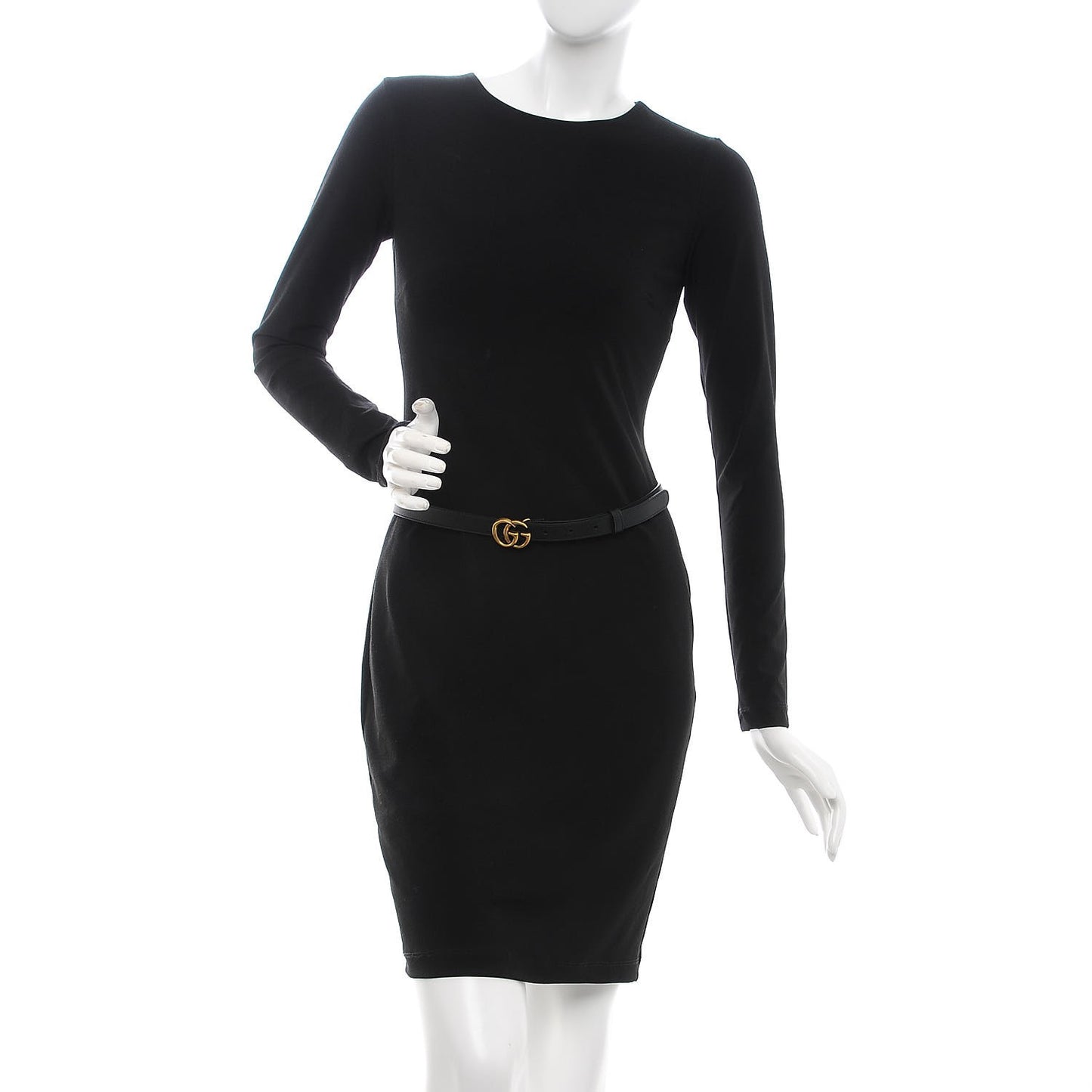 Calfskin Double G 20mm Belt 80 32 Black