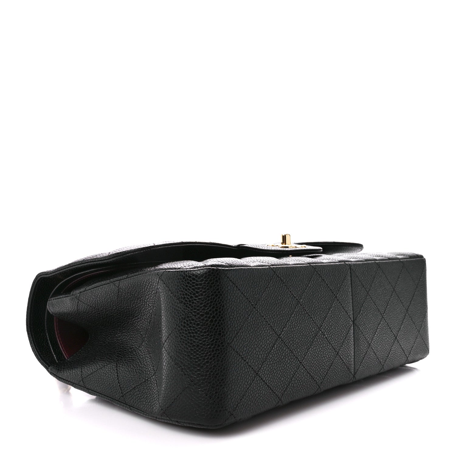 Chanel Caviar Quilted Jumbo Double Flap Black 4 of 12