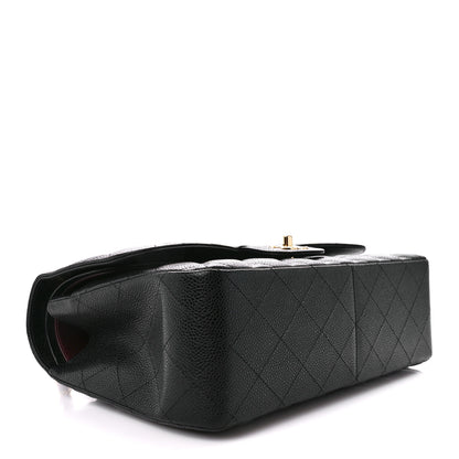 Chanel Caviar Quilted Jumbo Double Flap Black 4 of 12