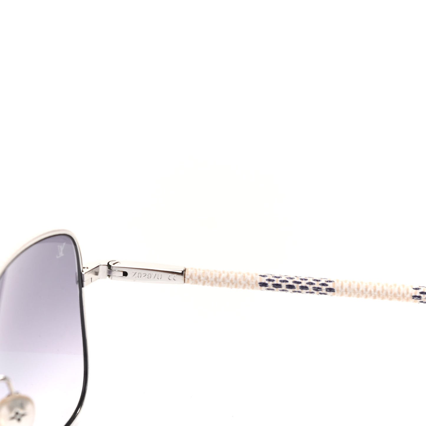 Damier Azur Conspiration Pilote Aviator Sunglasses Z0297U