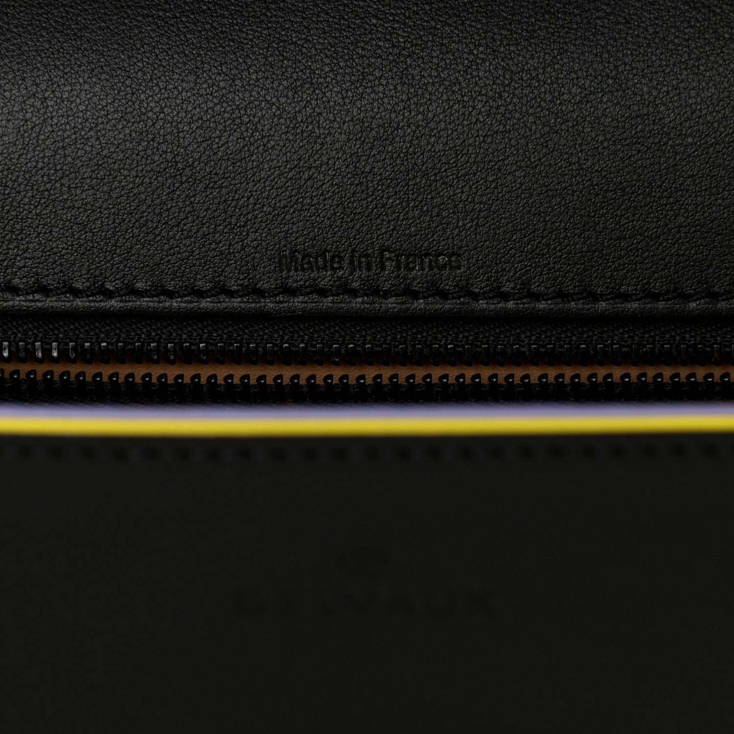 Delvaux Supple Calfskin Madame Ruban Shoulder Bag Black Rainbow 7 of 10