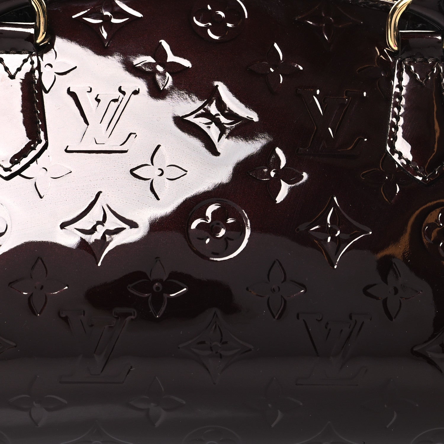 Louis Vuitton Vernis Sherwood PM Amarante 7 of 9