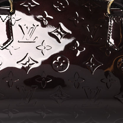Louis Vuitton Vernis Sherwood PM Amarante 7 of 9