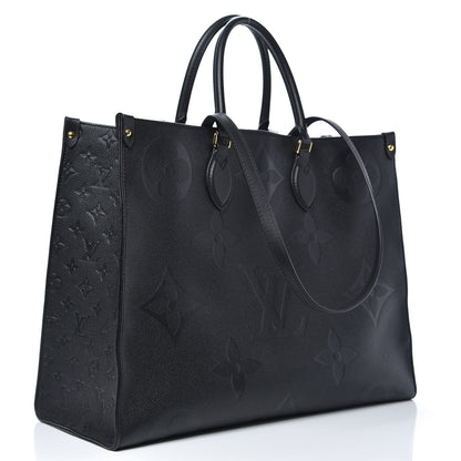 Louis Vuitton Empreinte Monogram Giant Onthego GM Black 4 of 11