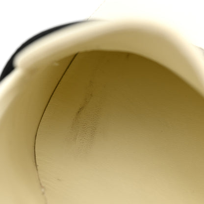 Chanel Lambskin Quilted CC Loafers 38 White Black 9 of 12