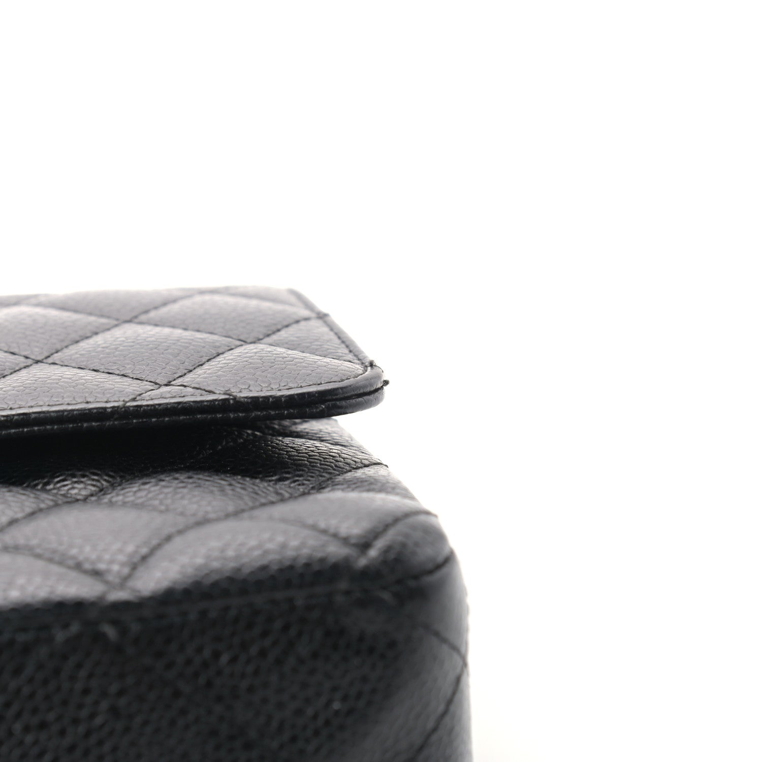 Chanel Caviar Quilted Medium Double Flap Black 13 of 14